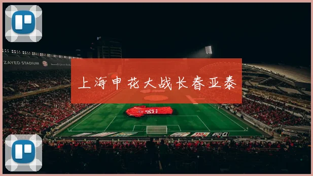上海申花大战长春亚泰