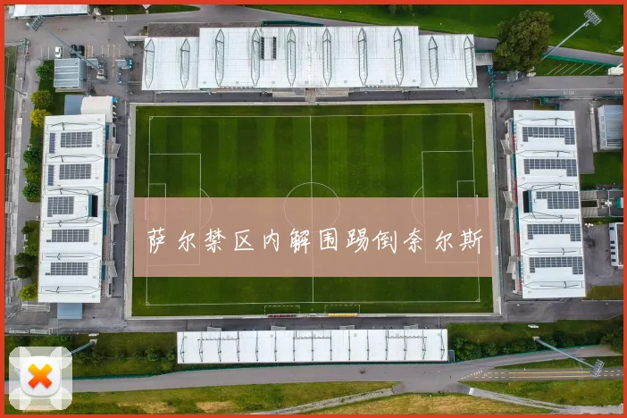 萨尔禁区内解围踢倒奈尔斯